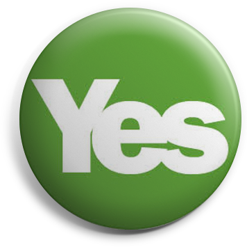 Green Yes button badge